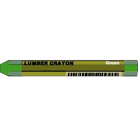 DIXON TICONDEROGA Crayons Green Lumber 52200